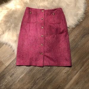 ❌SOLD❌ Michael Kors Wool Button Skirt, 6